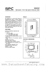 SM5833 datasheet pdf Nippon Precision Circuits Inc