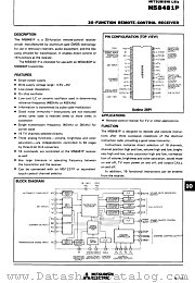 M58481P datasheet pdf Mitsubishi Electric Corporation