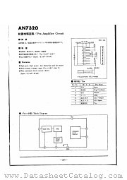 AN7320 datasheet pdf Matsushita Electric Works(Nais)