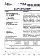 SN72HVD3082E datasheet pdf Texas Instruments