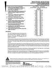 SN54ALVTH16245 datasheet pdf Texas Instruments