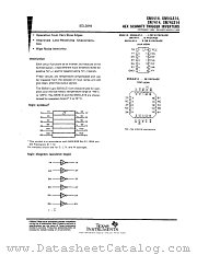 SN5414W datasheet pdf Texas Instruments