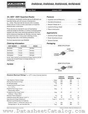 RHRD440S datasheet pdf Fairchild Semiconductor