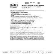 PALLV22V10-15JI datasheet pdf Lattice Semiconductor