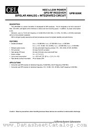 UPB1009K datasheet pdf NEC