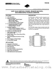 PCM1606 datasheet pdf Burr Brown