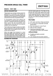 ZSCT1555D8 datasheet pdf Zetex Semiconductors