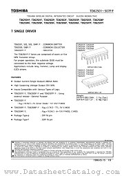 TD62501 datasheet pdf TOSHIBA