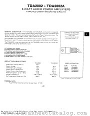 TDA2002 datasheet pdf Fairchild Semiconductor