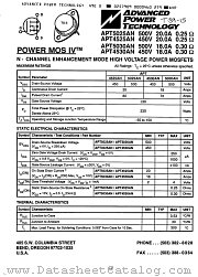 APT5025AN datasheet pdf Advanced Power Technology