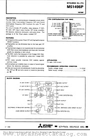 M51496 datasheet pdf Mitsubishi Electric Corporation