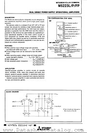 M5223FP datasheet pdf Mitsubishi Electric Corporation