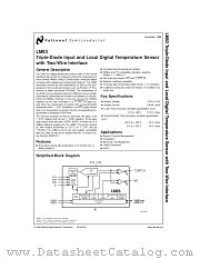 LM83CIMQAX datasheet pdf National Semiconductor