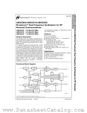 LMX2331ATM datasheet pdf National Semiconductor