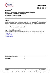 PEF22554HT datasheet pdf Infineon