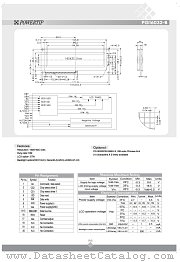 PG16032-B datasheet pdf Powertip Technology