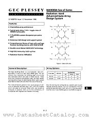 MA9XXXA datasheet pdf GEC Plessey Semiconductors