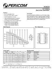 PI3B3253QE datasheet pdf Pericom Technology
