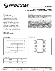 PI3USB20LE datasheet pdf Pericom Technology