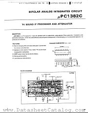 UPC1382C datasheet pdf NEC