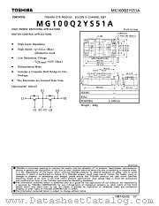 MG100Q2YS51A datasheet pdf TOSHIBA