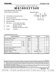 MG180V2YS40 datasheet pdf TOSHIBA