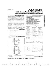 MAX906CSE datasheet pdf MAXIM - Dallas Semiconductor