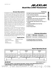 MAX9157EHJ datasheet pdf MAXIM - Dallas Semiconductor