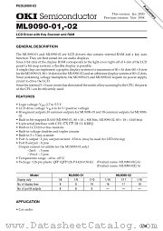 ML9090-01 datasheet pdf OKI electronic eomponets