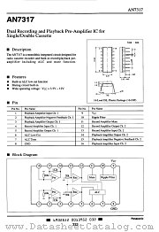 AN7317 datasheet pdf Matsushita Electric Works(Nais)