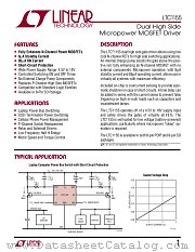 LTC1155IS8 datasheet pdf Linear Technology