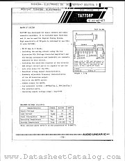 TA7758P datasheet pdf TOSHIBA