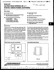 P4C147 datasheet pdf Performance Semiconductor