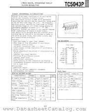 TC5043P datasheet pdf TOSHIBA