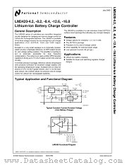LM3420-16.8 datasheet pdf National Semiconductor