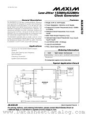 MAX3670EGJ datasheet pdf MAXIM - Dallas Semiconductor