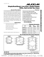 MAX4484AUK-T datasheet pdf MAXIM - Dallas Semiconductor