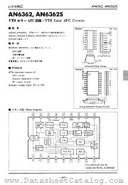 AN6362 datasheet pdf Matsushita Electric Works(Nais)