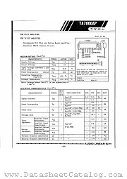 TA7060AP datasheet pdf TOSHIBA