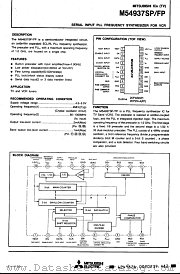 M54937 datasheet pdf Mitsubishi Electric Corporation