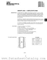UPD2114L datasheet pdf NEC