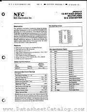 UPC6012 datasheet pdf NEC