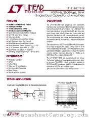 LT1819CS8 datasheet pdf Linear Technology