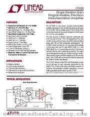 LT1920I datasheet pdf Linear Technology