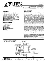 LT1207CS datasheet pdf Linear Technology