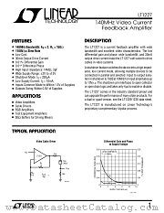 LT1227CS8 datasheet pdf Linear Technology