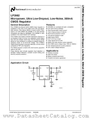 LP3982ILD-AJD datasheet pdf National Semiconductor