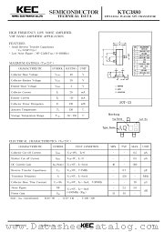 KTC3911 datasheet pdf Korea Electronics (KEC)