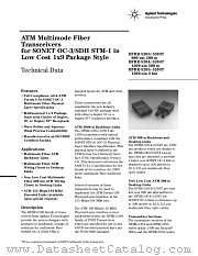 HFBR5203-5205 datasheet pdf Agilent (Hewlett-Packard)