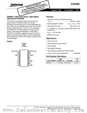 CA3450E datasheet pdf Intersil